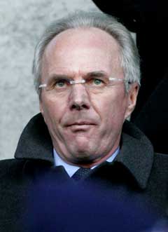 Sven-Göran Eriksson (Foto: AP/Scanpix) Sven-Göran Eriksson (Foto: AP/Scanpix)