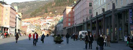 Torgallmenningen i Bergen.(Arkivfoto: Jan Henrik Mo)