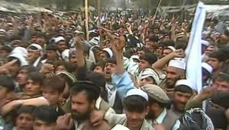 I går var det omfattende demonstrasjoner i Afghanistan. (Foto: Ebu) I går var det omfattende demonstrasjoner i Afghanistan. (Foto: Ebu)