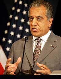 Ambassadør Zalmay Khalilzad. (Foto: AP/Scanpix)