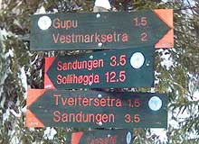 Gupu Gård ligger langt inne i Vestmarka utenfor Oslo (Foto: Thor Henry Bjor/NRK).