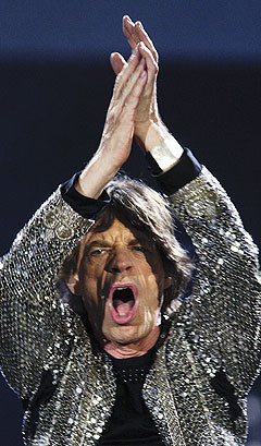 Mick Jagger og Rolling Stones er trolig svært fornøyde med å få være første band ut på nye Wembley. Foto: Frank Gunn, AP Photo / Scanpix.