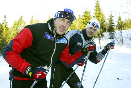 Anders (til venstre) og Jørgen Aukland. (Foto: Terje Bendiksby / SCANPIX )