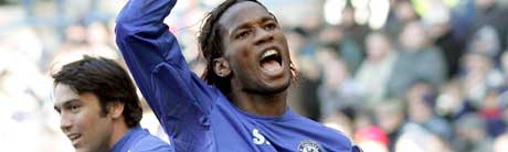 Didier Drogba storspilte for Chelsea. (Foto: AFP/ SCANPIX)