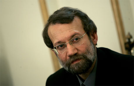 Irans sjefsforhandlar Ali Larijani står på sitt i striden med verdssamfunnet. (Foto: AFP/Scanpix)