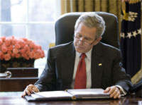 Få amerikanere tror president George W. Bush har en klar plan for Irak. (Foto: Eric Draper/Det hvite hus/AFP/Scanpix)