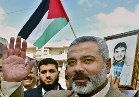 Palestinernes påtroppende statsminister Ismail Haniyeh. (Foto: Hatem Moussa/AP/Scanpix)