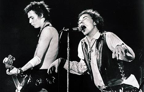 Kommer ikke: Sex Pistols, som nekter å møte opp når de innlemmes i Rock and Roll Hall of Fame mandag. Foto: AP.