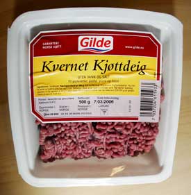Eksperter tviler på om kjøttdeig fra Gilde er smittekilden. Foto: Håkon Mosvold Larsen, Scanpix.