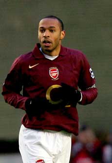 Thierry Henry, Arsenal. (Foto: REUTERS / SCANPIX)