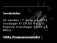 NRKs programoversikt