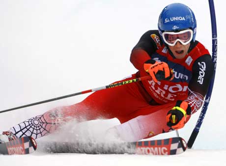Benjamin Raich på vei til seier i Åre. (Foto: Reuters/Scanpix)