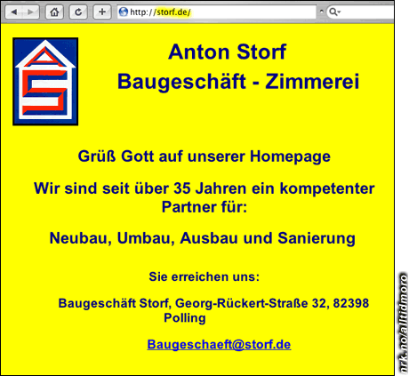 Vår jakt på hvor storfene kommer fra ledet til Anton Storf, som driver nettstedet www.storf.de. (Alltid Moro)