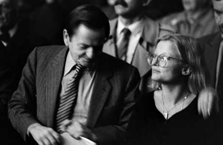 Ofra for to politiske drap som har rysta Sverige. Oluf Palme og Anna Lindh i 1984. Lind ble drepen i februar 2003 (Lars Jansson/Scanpix)