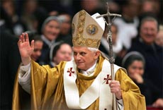 Paven - Guds stedfortreder. Foto Reuters/Scanpix.
