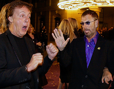 De to gjenlevende fra the Beatles, Paul McCartney og Ringo Starr, er begge involvert i det nye albumprosjektet. Foto: Mark J. Terrill, AP Photo / Scanpix.