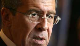 Sergej Lavrov sier fortsatt nei til maktbruk (Scanpix/AFP) 
