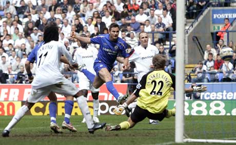 Frank Lampard scoret 2-0-målet. (Foto: AP/Scanpix)