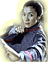 Michelle Yeoh er en film-heltinne som bruker karate. Foto: NRK.