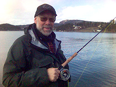 Sportsfiskekonsulent Steinar Paulsen. Foto: Thor Henry Bjor, NRK