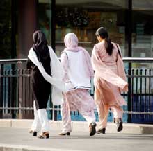 Muslimske jenter i Oslo. (Foto: SCANPIX)