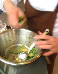 En frisk og sunn potetsalat En frisk og sunn potetsalat