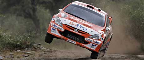 Hennig Solberg på to hjul gjennom rally Argentina 2006, Tony Welam / SCANPIX