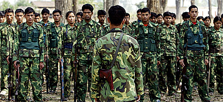 Folkets frigjøringshær er en fraksjon av maoistgeriljaen i Nepal.(Foto:AFP/Scanpix)