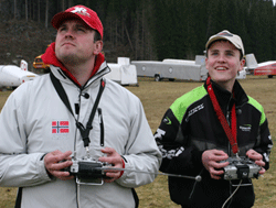 Instruktør Lars Aage Olsen og elev Eirik Tombre Instruktør Lars Aage Olsen og elev Eirik Tombre