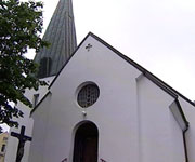 St. Svithun katolske kirke i Stavanger. (Foto: Arne Brommeland/NRK)