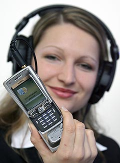 Snart åpner Telenor sin mobile musikktjeneste for alle mobilbrukere med Edge eller 3G-dekning. Illustrasjonsfoto: AFP Photo / Scanpix.