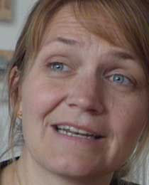 Grethe Østern, rådgiver i Norsk Folkehjelp (Foto NRK)