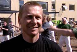 Øistein Thoresen er godt fornøyd med initiativet. Foto: NRK, Anders Leines