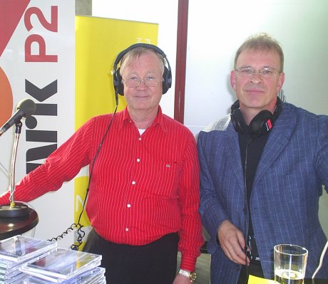 Parhestene Kjell Hillveg og Stein Eide i Grieghallen. Alle fotos: Torkil Baden