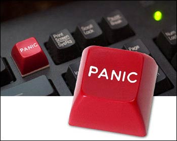 Synes du data er vanskelig? Denne panikk-knappen er til å lime på tastaturet. Synes du data er vanskelig? Denne panikk-knappen er til å lime på tastaturet.
