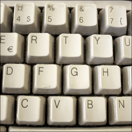 Tastaturstreiken utvides! Enda flere bokstaver og tall er tatt ut i streik. (Arvid T. Sandnes) Foto: NRK Underholdning