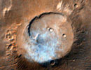 Man har lett etter vann blant annet på Mars. Man har lett etter vann blant annet på Mars.