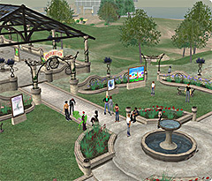 Second Life har over 200.000 brukere verden over. Foto: Faksimile Second Life.