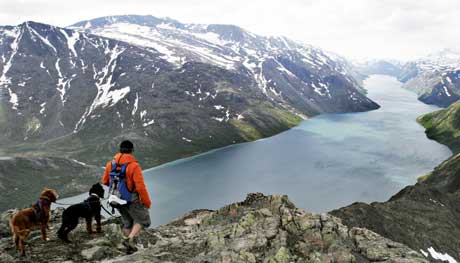 Besseggen i Jotunheimen. (Foto: AFP) Besseggen i Jotunheimen. (Foto: AFP)