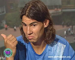 Rafael Nadal. (Foto: NRK/ Wimbledon)