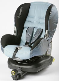 Maxi Cosi Priorifix ble vinner i gruppen for småbarnstoler. Ifølge Forbrukerrapporten er stolrn trafikksikker og brukervennlig. Foto:ICRT