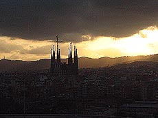 La Sagrada Familia, et enda ikke fullført, modernistisk byggeprosjekt. Foto Andreas Toft.