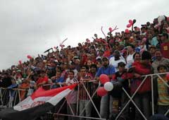 Fansen til Santacruzense (foto: klubbens hjemmeside)