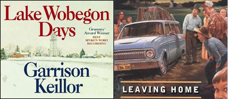 To av hans mest kjente bøker "Leaving Home" og "Lake Wobegon days" 