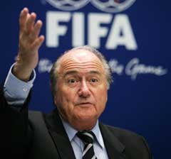 FIFA-president Sepp Blatter. (Foto: Reuters/Scanpix)