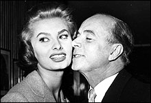 Sophia Loren og Alfred Maurstad (Foto: Scanpix / NTB)