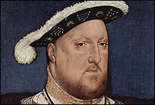 Henrik VIII malt av Hans Holbein d.y