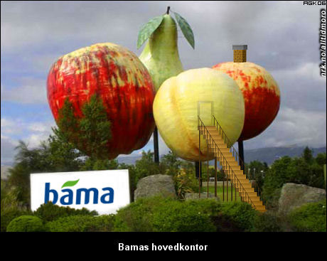 Bamas nye hovedkvarter. (Innsendt av Arne K.)