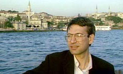 Pamuk i sin hjemby, Istanbul.