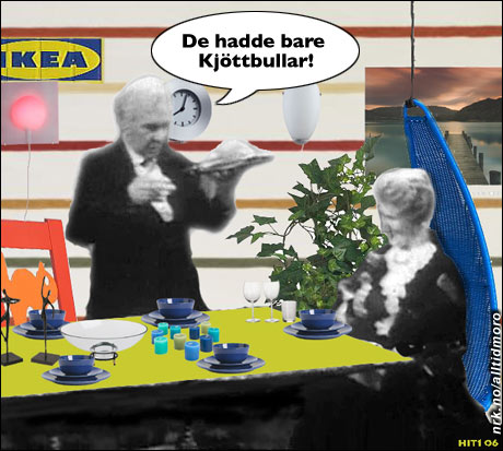 Grevinnen og hovmesteren på IKEA. (Innsendt av Jørund Hitland)